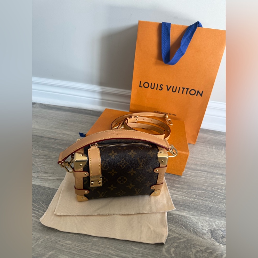Authentic BN louis vuitton side trunk PM